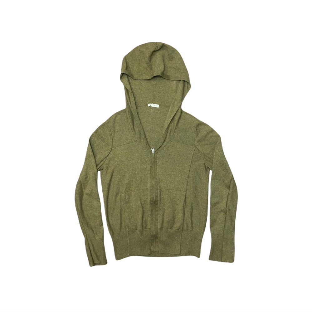 Eileen Fisher Zip Front Hooded Sweater